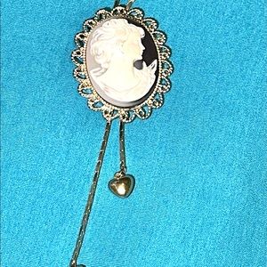 Vintage Cameo Lanyard Necklace